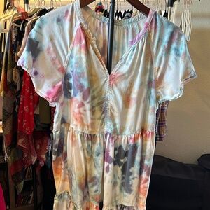 Westbound Tie-Dye Tiered Dress – Size Medium